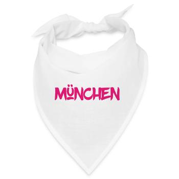 München - Bayern - Isar - Frauenkirche - Prater - Bandana - Weiß - Vorne