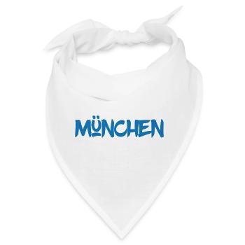 München - Bayern - Isar - Frauenkirche - Prater - Bandana - Weiß - Vorne