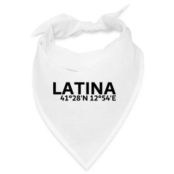Latina Koordinaten - Bandana - Weiß - Vorne