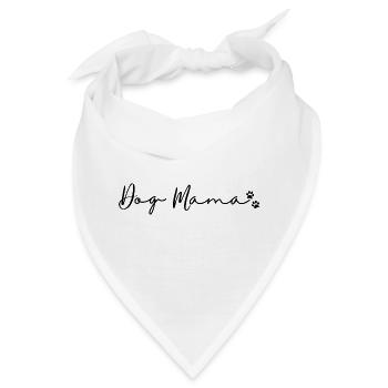 Hund Mama - Bandana - Weiß - Vorne