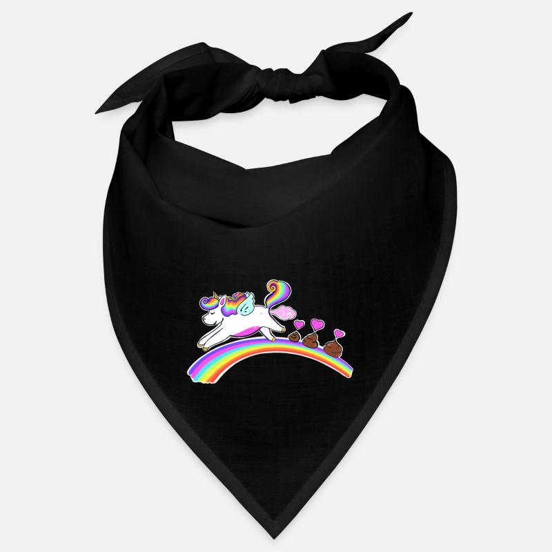 Licorne - Arc-en-ciel - Caca de licorne Bandana
