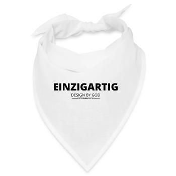 Einzigartig - Bandana - Weiß - Vorne