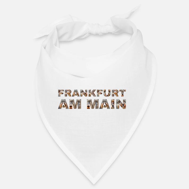 Frankfurt am Main Hund - Bandana - Weiß