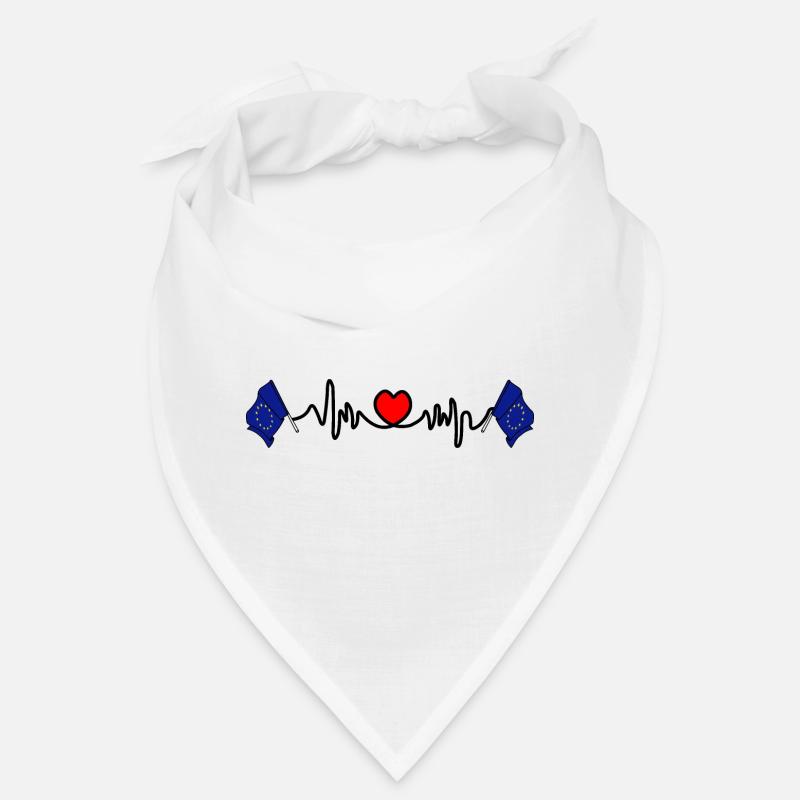 Herzfrequenz-Cardio-Flagge EU Bandana