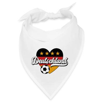 Deutschland - Bandana - Weiß - Vorne