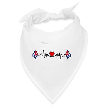 Herzfrequenz-Cardio für Kuba - Bandana - Weiß - Vorne