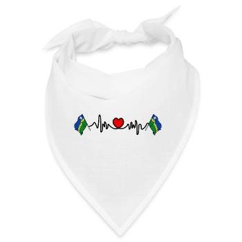 Herzfrequenz-Cardio für die Provinz Flevoland - Bandana - Weiß - Vorne