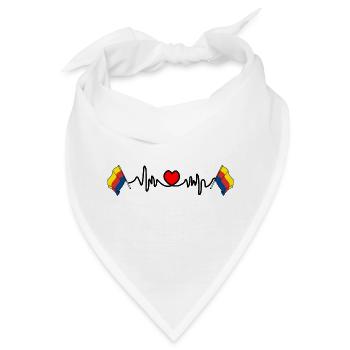 Herzfrequenz-Cardio für die Provinz Nordholland - Bandana - Weiß - Vorne