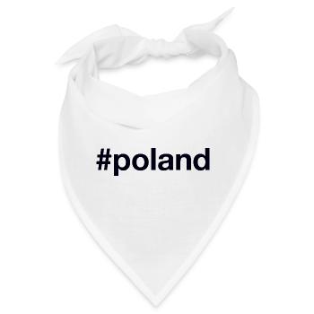 POLAND Hashtag Polen - Bandana - Weiß - Vorne