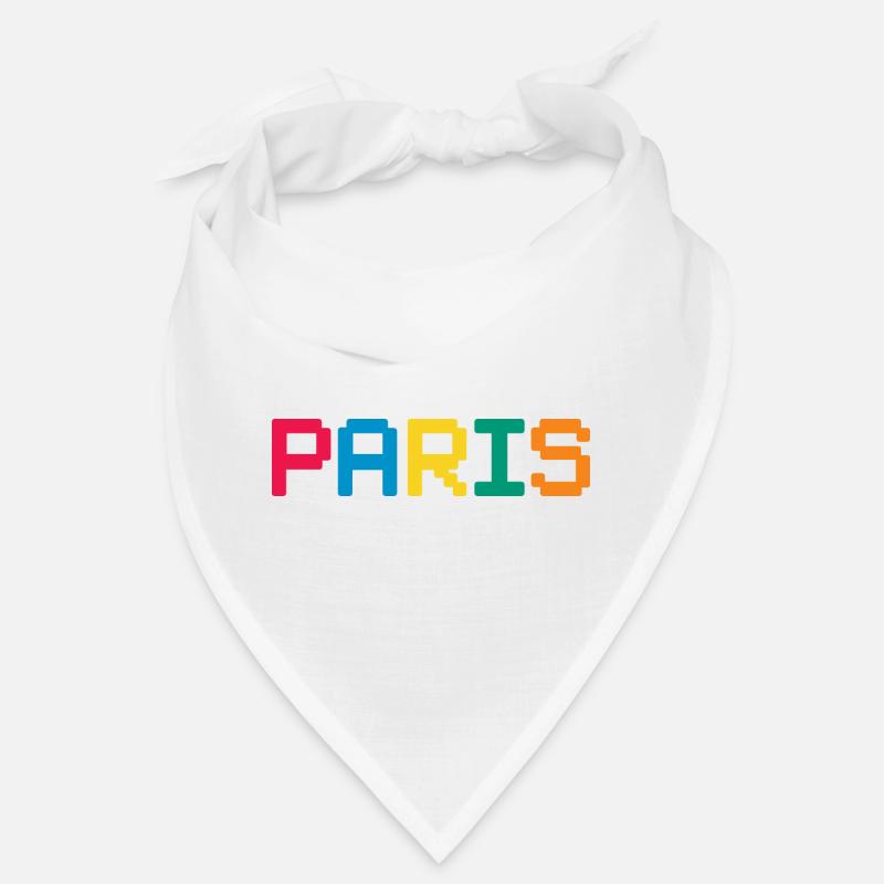 PARIS Pixel Bandana