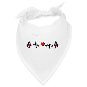 Herzfrequenz-Cardio für Utah - Bandana - Weiß - Vorne