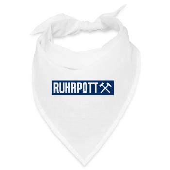 Ruhrpott - Ruhr Pott - Zeche - Zollverein - NRW - Bandana - Weiß - Vorne
