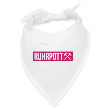 Ruhrpott - Ruhr Pott - Zeche - Zollverein - NRW - Bandana - Weiß - Vorne