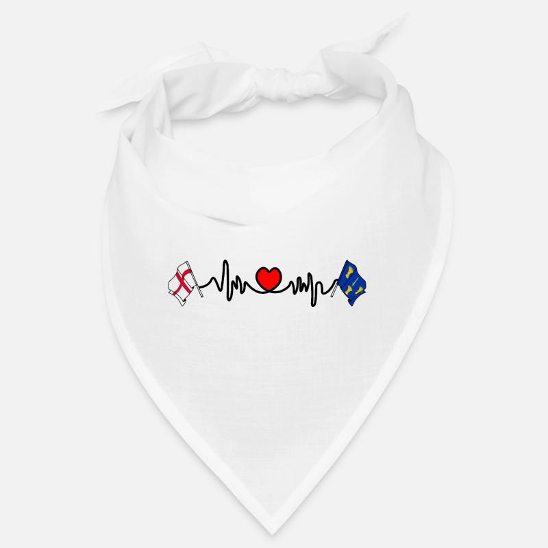 Cheshire & England Heartbeat Bandana