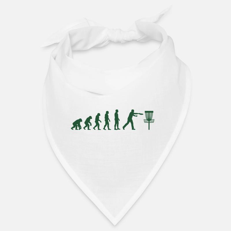 Disc Golf Evolution Drôle de Disc Golfeur Flying Disc Bandana