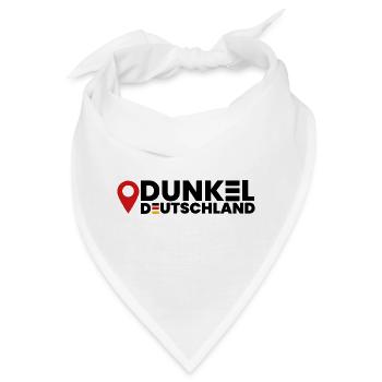 Dunkeldeutschland Logo - Bandana - Weiß - Vorne