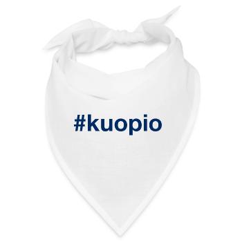 Kuopio Suomi Finland Hashtag - Bandana - Weiß - Vorne