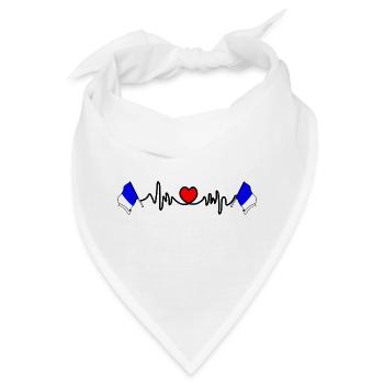 Spa Custom Flagge - Bandana - Weiß - Vorne