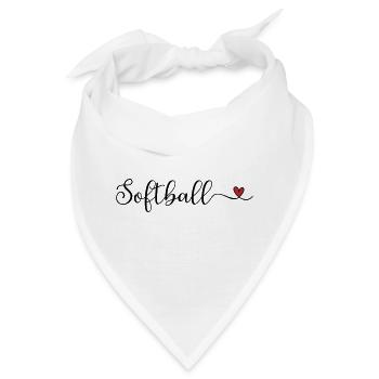 Softball - Bandana - Weiß - Vorne
