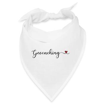 Geocaching - Bandana - Weiß - Vorne