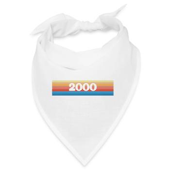Regenbogen 2000 - Bandana - Weiß - Vorne