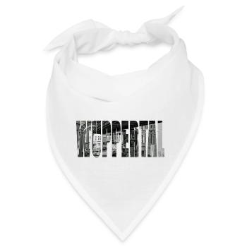 wuppertal schwebebahn - Bandana - Weiß - Vorne