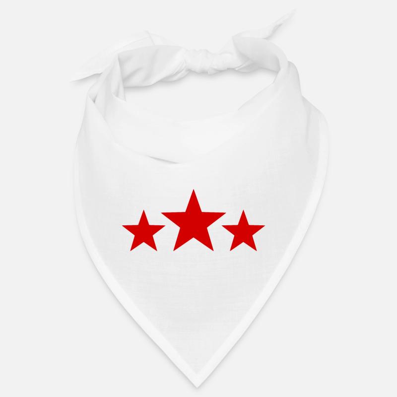 Röda stjärnor Snusnäsduk