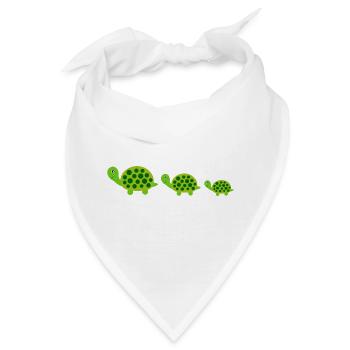 Schildkröten Schildkröten - Bandana - Weiß - Vorne