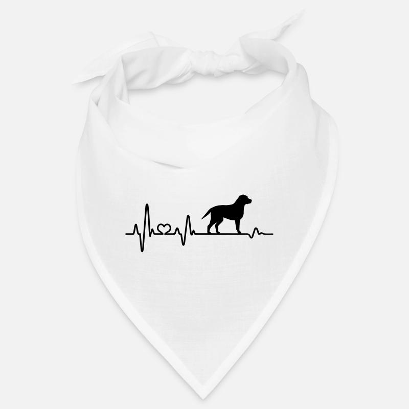 Labrador Herzfrequenz Herzschlag Pulsschlag Liebe Bandana