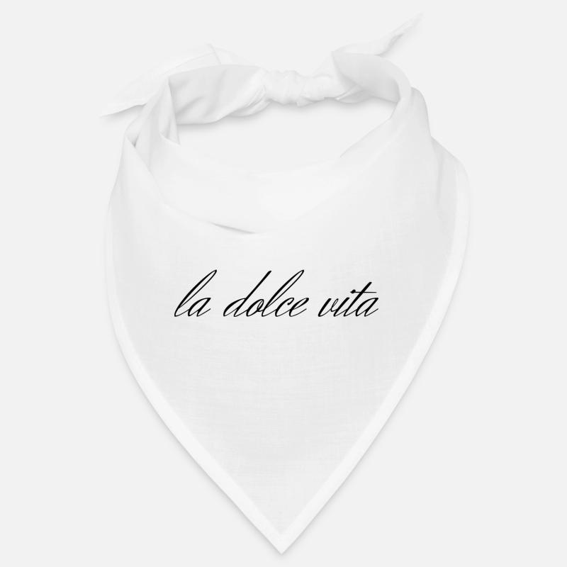 La Dolce Vita – Le mode de vie à l’italienne - Bandana - blanc
