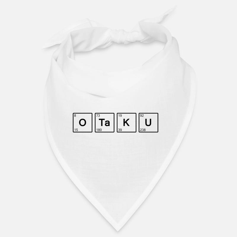 OTAKU Atomic Elementary Typography Bandana