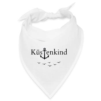 Küstenkind - Bandana - Weiß - Vorne