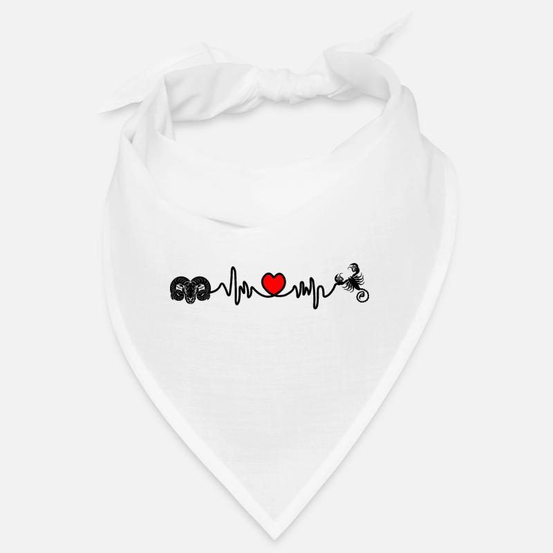 Herzfrequenz Cardio Widder Skorpion Bandana
