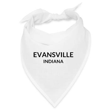 Evansville Indiana USA - Bandana - Weiß - Vorne