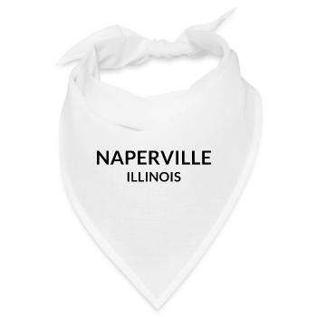Naperville Illinois USA - Bandana - Weiß - Vorne