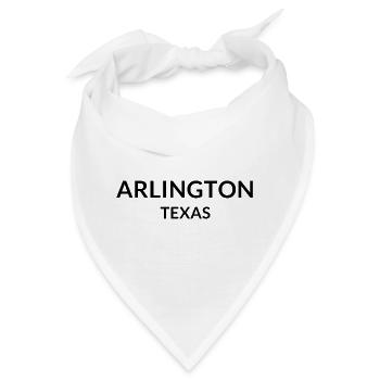 Arlington Texas USA - Bandana - Weiß - Vorne