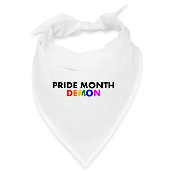 pride month demon - Bandana - Weiß - Vorne