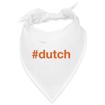 DUTCH Hashtag - Bandana - Weiß - Vorne