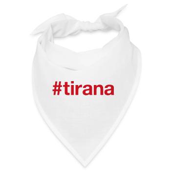 TIRANA Hashtag - Bandana - Weiß - Vorne