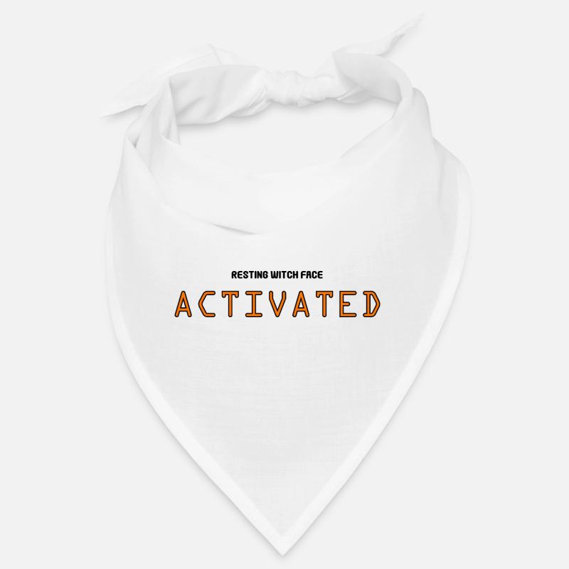 Visage de sorcière au repos activé Bandana