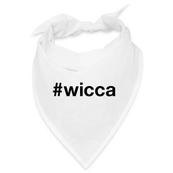 WICCA Hashtag Pagan - Bandana - Weiß - Vorne