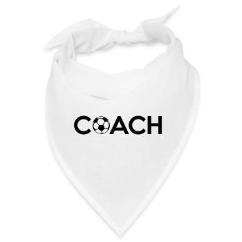 Soccer Coach - Bandana - Weiß - Vorne