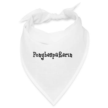 Ponybespaßerin - Bandana - Weiß - Vorne