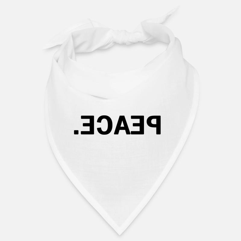 PEACE. black Bandana