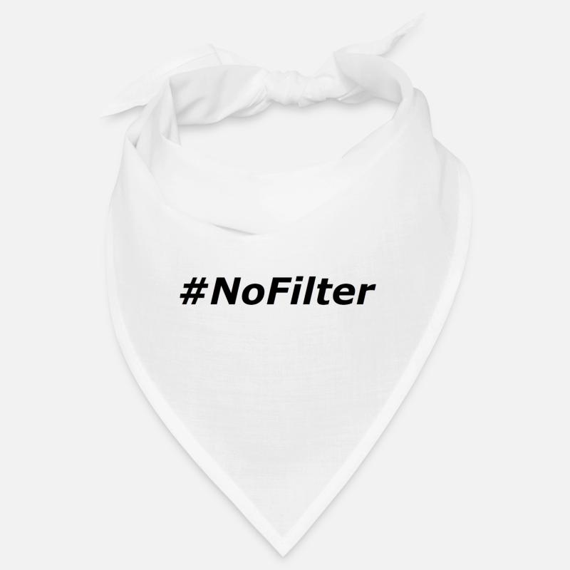 #NoFilter - Bandana - white