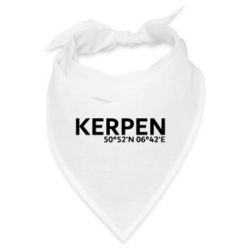 Kerpen Koordinaten - Bandana - Weiß - Vorne