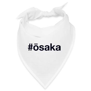 OSAKA Hashtag Japan - Bandana - Weiß - Vorne