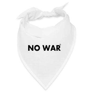 No war - Bandana - Weiß - Vorne