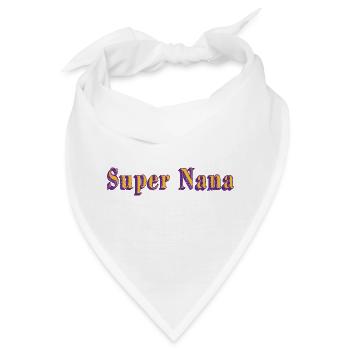Super Nana - Bandana - Weiß - Vorne
