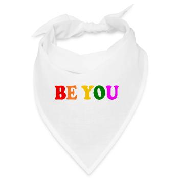 Be you - Bandana - Weiß - Vorne